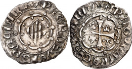 Pere III (1336-1387). Sardenya (Esglésies). Alfonsí. (Cru.V.S. 460) (Cru.C.G. 2272) (MIR. 116). Precioso color. Ex Áureo 08/05/2001, nº 2314. Muy rara...