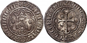Jaume III de Mallorca (1324-1343). Mallorca. Ral. (Cru.V.S. 555) (Cru.C.G. 2522). Atractiva. Ex Áureo Selección 2005, nº 56. Muy rara. 3,59 g. MBC+....