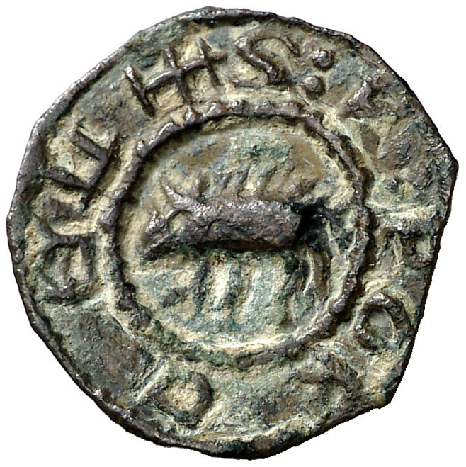 (posterior a 1328). Ponts. Pugesa incusa. (Cru.L. falta) (Cru.C.G. 3817). Buen e...