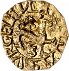 (1584). La Seu d'Urgell. Ardit incuso. (Cru.L. 2130) (Cru.C.G. 3850). Bella. Rara y más así. 0,29 g. EBC.