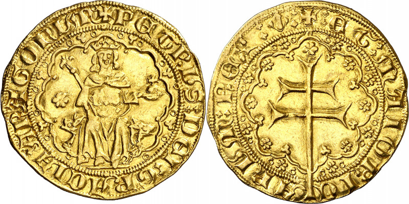 Pere III (1336-1387). Mallorca. Ral d'or. (Cru.V.S. 430) (Cru.C.G. 2244). Bellís...