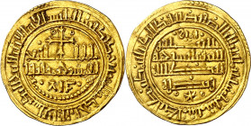 1226 de Safar (1188 d.C.). Alfonso VIII. Medina Toledo. Morabetino. (Imperatrix A8:23.7, mismo ejemplar) (AB. 153.4) (V. 2026). Bella. Rara. 3,83 g. E...