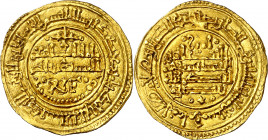 1250 de Safar (1212 d.C.). Alfonso VIII. Medina Toledo. Morabetino. (Imperatrix A8:23.33, mismo ejemplar) (AB. 153.25) (V. 2038). Muy bella. 3,81 g. E...