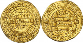 * 1251 de Safar (1213 d.C.). Alfonso VIII. Medina Toledo. Morabetino. (Imperatrix A8:23.35, mismo ejemplar) (AB. 153.26) (V. 2039). Atractiva. Moneda ...