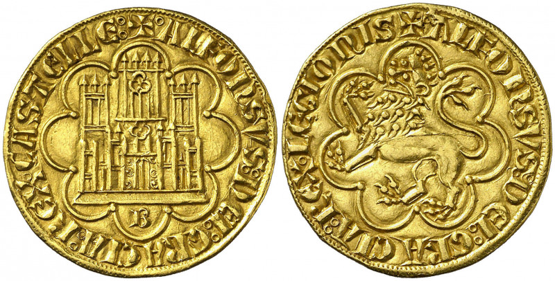 Alfonso X (1252-1284). Burgos. Dobla. (Imperatrix A10:8.1) (AB. 215) (M.R. 5.1)....