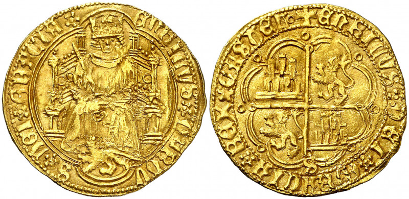 Enrique IV (1454-1474). Sevilla. Enrique "de la silla". (AB. 667.1 var) (Imperat...