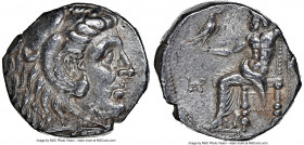 MACEDONIAN KINGDOM. Alexander III the Great (336-323 BC). AR tetradrachm (24mm, 17.16 gm, 11h). NGC XF 3/5 - 4/5. Posthumous issue of Uncertain Mint i...