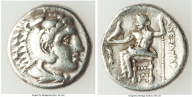 MACEDONIAN KINGDOM. Alexander III the Great (336-323 BC). AR drachm (16mm, 4.15 gm, 12h). VF. Lifetime issue of Miletus, ca. 325-323 BC. Head of Herac...
