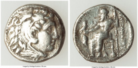 MACEDONIAN KINGDOM. Alexander III the Great (336-323 BC). AR drachm (16mm, 3.89 gm, 12h). VF. Lifetime issue of Sardes, ca. 334/25-323 BC. Head of Her...