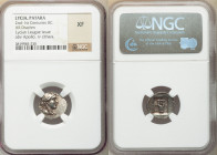 LYCIAN LEAGUE. Patara. Ca. 167-81 BC. AR drachm (15mm, 12h). NGC XF. Series 1. Laureate head of Apollo right, with bow and quiver over shoulder / ΛΥΚΙ...