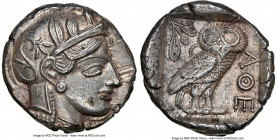 NEAR EAST OR EGYPT. Ca. 5th-4th Centuries BC. AR tetradrachm (24mm, 17.21 gm, 3h). NGC Choice AU 5/5 - 4/5. Head of Athena right, wearing crested Atti...
