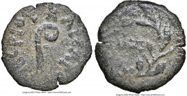 JUDAEA. Roman Procurators. Pontius Pilate (AD 26-36). AE prutah (15mm, 10h). NGC VF. Jerusalem, dated Regnal Year 17 of Tiberius (AD 30). TIBEPIOY KAI...