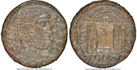 PHRYGIA. Synnada. Pseudo-Autonomous Issue, during the time of Trajan Decius (AD 249-251). AE (26mm, 5h). NGC XF, scratches. ϹΥΝ-ΝΑΔƐΩ-Ν, bare head of ...