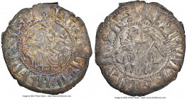 Cilician Armenia. Levon I Tram ND (1198-1219) MS65 NGC, 23mm. Levon I enthroned facing / Two lions with cross between. 

HID09801242017

© 2022 He...