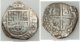Philip III Cob 8 Reales ND (1618-1648) P-T VF, Potosi mint, KM10. 36.2mm. 26.68gm. 

HID09801242017

© 2022 Heritage Auctions | All Rights Reserve...