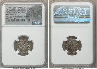 La Marche. Hugh IX-X 4-Piece Lot of Certified Deniers ND (1199-1249) Authentic NGC, Struck in the name of Louis. Weights range from 0.80-0.93gm. Sold ...