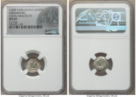 Strasbourg. Anonymous Pair of Certified Deniers (Angel Bracteate) ND (1200-1300) NGC, Rob-8979. Includes (1) MS64 and (1) MS62 Average weight 0.37gm. ...