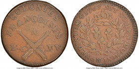 Louis XV 12 Deniers (Sou) 1767-A VF30 Brown NGC, Paris mint, KM6. One year type. 

HID09801242017

© 2022 Heritage Auctions | All Rights Reserved