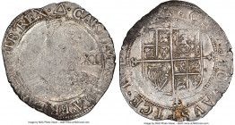 Charles I Shilling ND (1639-1640) AU53 NGC, Tower mint, Triangle mm, S-2797. 5.93gm. 

HID09801242017

© 2022 Heritage Auctions | All Rights Reser...