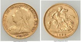 Victoria gold 1/2 Sovereign 1896 VF, KM784. 19.3mm. 3.94gm. 

HID09801242017

© 2022 Heritage Auctions | All Rights Reserved