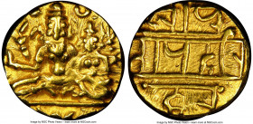 Vijayanagar. Hari Hara II gold 1/2 Pagoda ND (1377-1404) MS63 NGC, Fr-350, Mitch-878. 

HID09801242017

© 2022 Heritage Auctions | All Rights Rese...