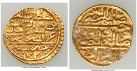 Ottoman Empire. Selim II (AH 974-982 / AD 1566-1574) gold Sultani AH 974 (AD 1566/1567) XF, Misr mint (in Egypt), A-1324. 20mm. 3.34gm. Comes with dea...