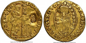 Ottoman Empire. temp. Mehmed IV to Suleyman II gold Counterstamped Altin (Zecchino) ND (from AH 1099 / AD 1687) XF45 NGC, Wilski Sah 01, ICV-3223. Cou...