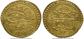 Ottoman Empire. Mahmud I gold Tek Altin AH 1143 (1730) MS63 NGC, Islambul mint (in Turkey), KM225. 

HID09801242017

© 2022 Heritage Auctions | Al...