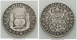 Philip V 4 Reales 1740/30 Mo-MF VF, Mexico City mint, KM94. 32.5mm. 13.05gm. 

HID09801242017

© 2022 Heritage Auctions | All Rights Reserved