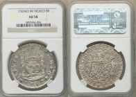 Ferdinand VI 8 Reales 1752 Mo-MF AU58 NGC, Mexico City mint, KM104.1. Pale eggplant drenched toning over Semi-Prooflike fields. 

HID09801242017

...