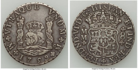 Ferdinand VI 8 Reales 1759 Mo-MM XF, Mexico City mint, KM104.2. 38.3mm. 27.00gm. 

HID09801242017

© 2022 Heritage Auctions | All Rights Reserved