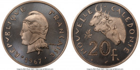 French Colony silver Proof Piefort 20 Francs 1967 PR67 Cameo NGC, Paris mint, KM-P2a. Mintage: 50. 

HID09801242017

© 2022 Heritage Auctions | Al...