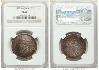 George V 8-Piece Certified silver & bronze Proof Set 1923 NGC, 1) Farthing - PR62 Brown, KM12.1 2) 1/2 Penny - PR63 Brown, KM13.1 3) Penny - PR63 Brow...