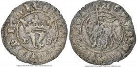 Juan I Pair of Certified Blancas ND (1379-1390), 1) Blanca ND (1379-1390) T-O - AU50, Toledo mint. 1.81gm 2) Blanca ND 1379-1390) B-S - XF45, Burgos m...