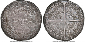 Henry VI (1st Reign, 1422-1461) Groat ND (1422-1430) AU53 NGC, Calais mint, S-1836. 3.55gm. Label on holder misattributed as S-1835 (London mint). 
...