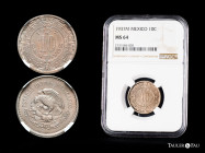 Mexico. 10 centavos. 1937. México. (Km-432). Slabbed by NGC as MS 64. NGC-MS. Est...150,00. 

Spanish description: México. 10 centavos. 1937. México...