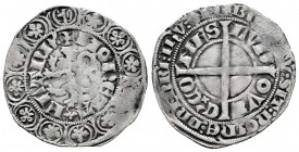 Belgium. Louis de Nevers (1322-1346). Gros compagnon au lion. Flanders. (B-2230). (De Mey-151). (Gaill-201v). Ag. 3,05 g. Almost VF/VF. Est...100,00. ...