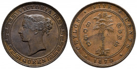 Ceylan. Victoria Queen. 5 cents. 1870. (Km-93). 18,31 g. Minor nicks on edge. Almost XF. Est...60,00. 

Spanish description: Ceylan. Victoria. 5 cen...