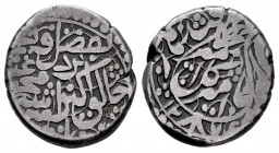 India. Dost Muhammad. 1/2 rupee. AH 1274. Kabul. Barakzai Dynasty. (Km-187.1). (Album-3163). (SICA-IX 1042). Ag. 5,40 g. Almost VF. Est...60,00. 

S...
