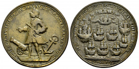 Great Britain. Vernon Admiral. Medal. 22 Noviembre 1739. Porto Bello. Anv.: THE · BRITISH · GLORY · REVIV · D · BY · ADMIRAL : VERИOИ, Admiral Vernon ...