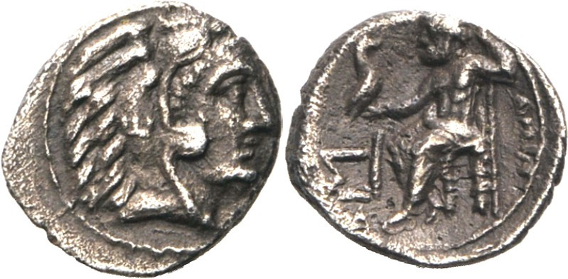 MAKEDONIEN. 
KÖNIGREICH. 
Alexander III. der Große 336-323 v. Chr. Obolos 0,45...