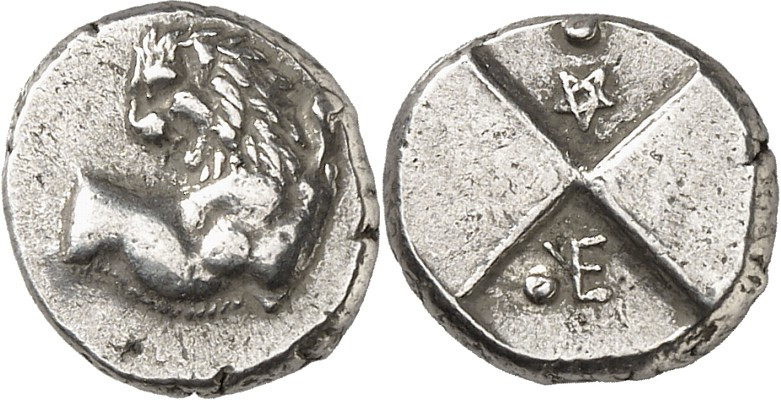 THRAKIEN. 
STÄDTE. 
CHERSONNESOS (Gallipoli). Triobolon (350/330 v.Chr.) 2,41g...