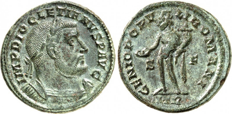 RÖMISCHES KAISERREICH. 
DIOCLETIANUS Iovius 284-305. AE-Follis 27mm (302/303) 8...