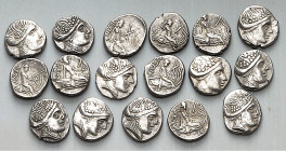 GRIECHEN. 
EUBOIA. 17 Kleinsilbermünzen aus Histiaea, Tetrobole 2. Jh. v. Chr. je 1,6 - 1,7g. . 


meist ss