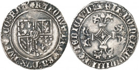 BELGIEN. 
BURGUND. 
Karl d. Kühne 1467- 1477. Double gros o.J., dazu 1/2 Broddrager. VG-MH 24-1. . 


f. Patina,ss-vz,s