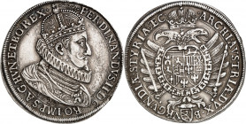 Römisch Deutsches Reich. 
Ferdinand II. 1619-1637. Reichstaler 1620 Graz Grosses gekr. Brb. n.r. / Gekr. Doppeladler, unten steyr. Wappen. Her.&nbsp;...