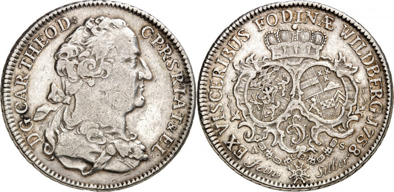 Jülich/-Berg, Hzgt. unter Pfalz 1624-1806. 
Karl Theodor 1742-1799. Ausbeutetal...