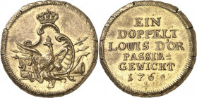 Deutsche Gebiete. 
PREUSSEN. 
Gewichte. 2 Louis d'or 1768 Me. Old. 496, Tewes 15. . 


l. Schrf,vz