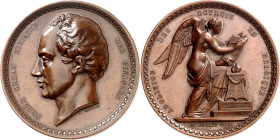 EUROPA. 
BELGIEN. 
Leopold I. 1831-1865. Medaille 1860 (v. A. Jouvenel) a. d. Gesetz vom 21. Juli zur Abschaffung der "Octrois" (Stadtzölle). Kopf d...