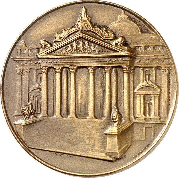 EUROPA. 
BELGIEN - STÄDTE. 
BRÜSSEL / BRUXELLES. Medaille 1951 (v. G. Fischwei...